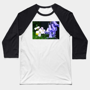 Bluebells and Cuckoo Flowers Baseball T-Shirt